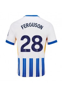 Brighton Evan Ferguson #28 Voetbaltruitje Thuis tenue 2024-25 Korte Mouw